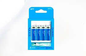 1.5V鋰電池 AA AAA可充電藍(lán)色帶掛卡可Type-c口充電